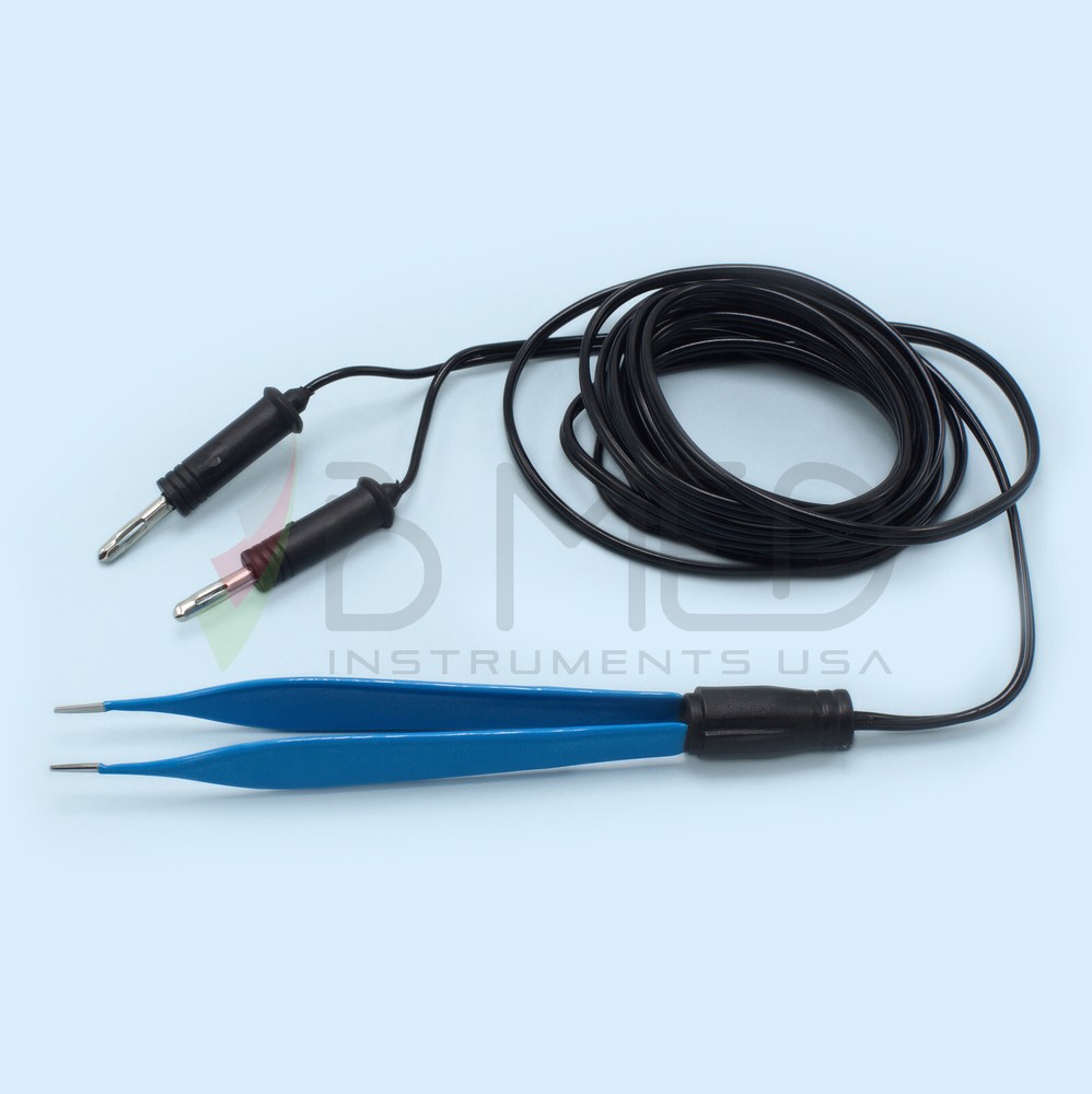 Disposable Bipolar Adson Tissue Forceps With Cable Insulated Electrosurgery