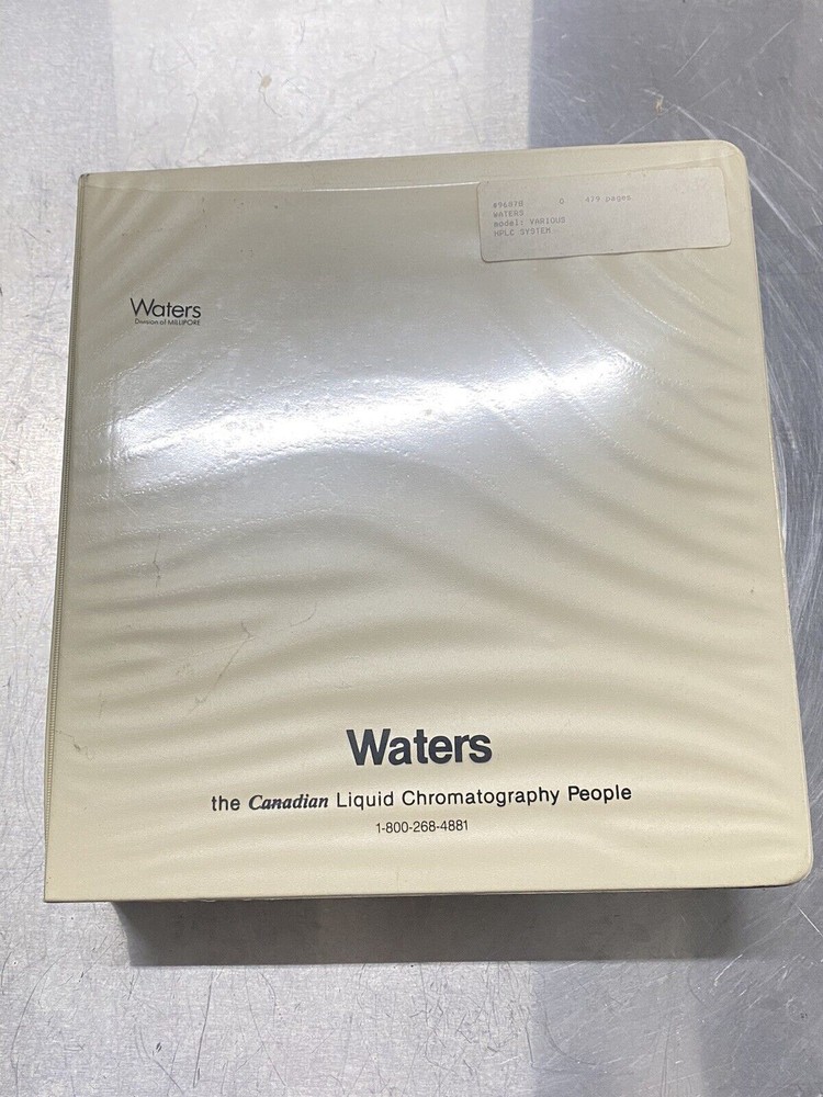 Waters Liquid Chromatography School - Users Guide / Instructions Manual