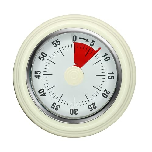 Kitchen Timer for Cooking,Chef Cooking Timer Clock with Loud Alarm, 60 White
