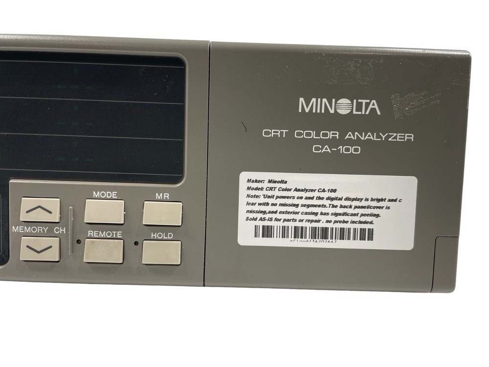 MINOLTA CRT Color Analyzer CA-100