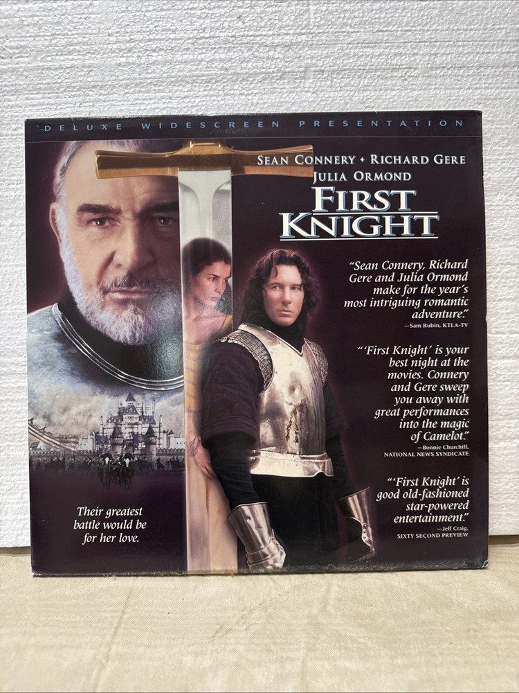 FIRST KNIGHT LD WIDESCREEN FORMAT VERY GOOD CONDITION GREAT FILM!