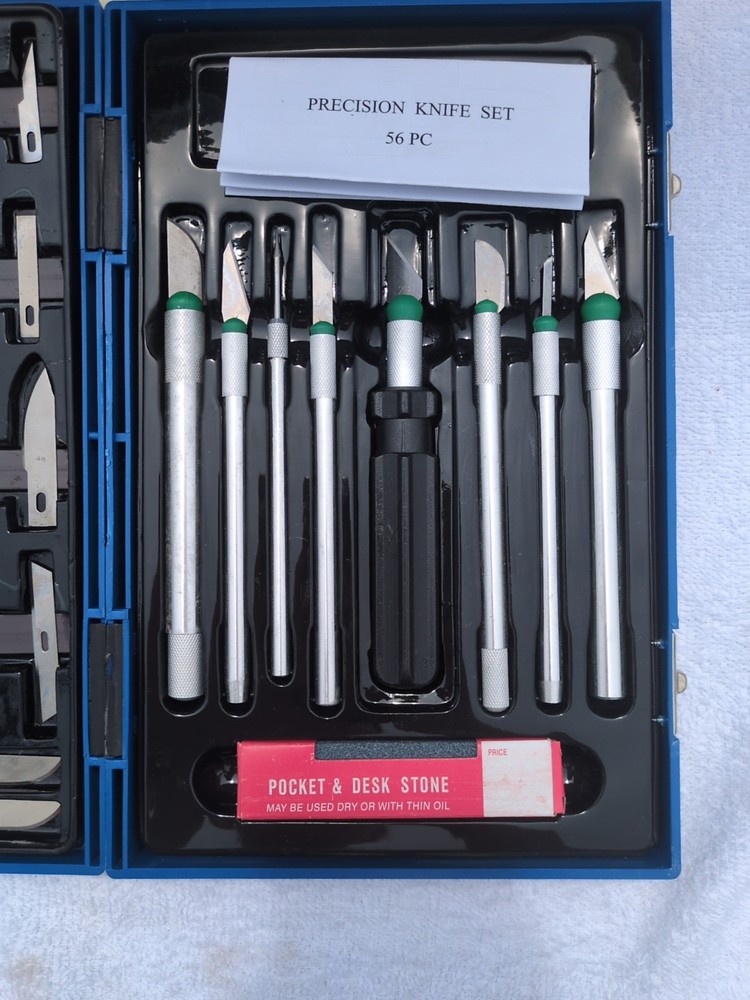 Precision Knife Set 56pc. UNKNOWN BRAND, Great condition!!