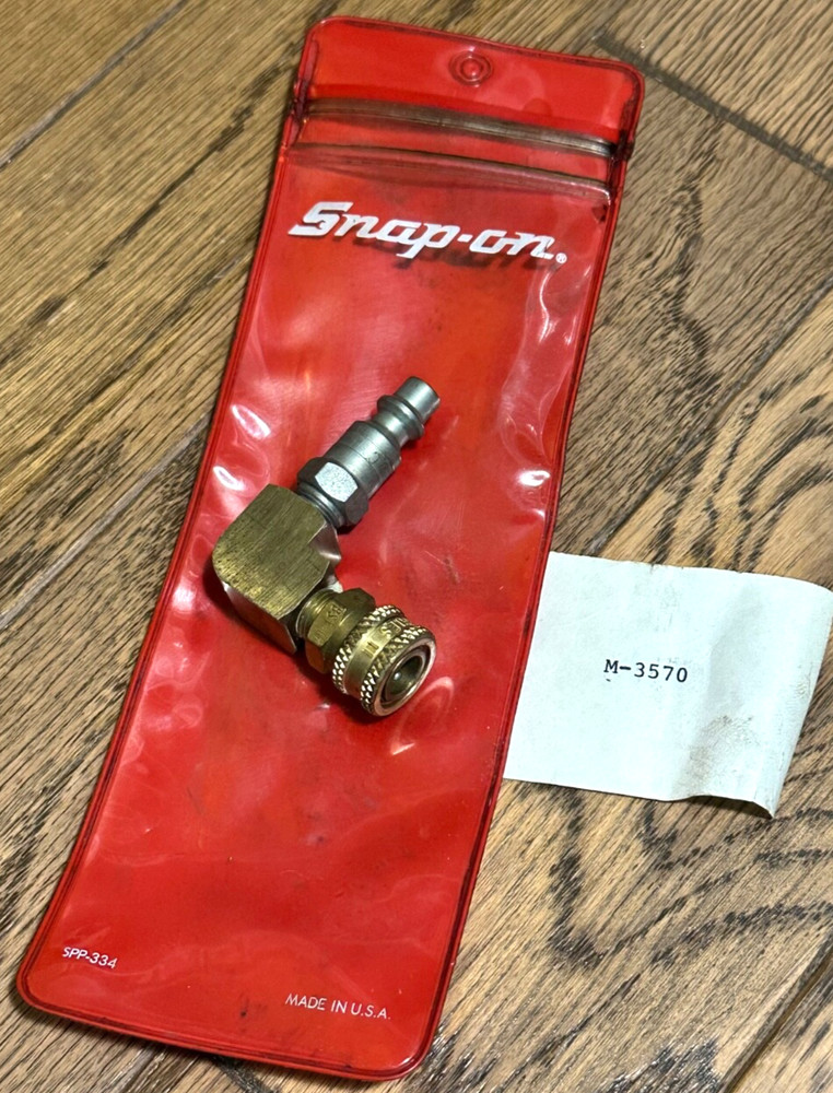 Snap On Tools Diesel Compression Quick Connect Coupler Adaptor Pressure Tester