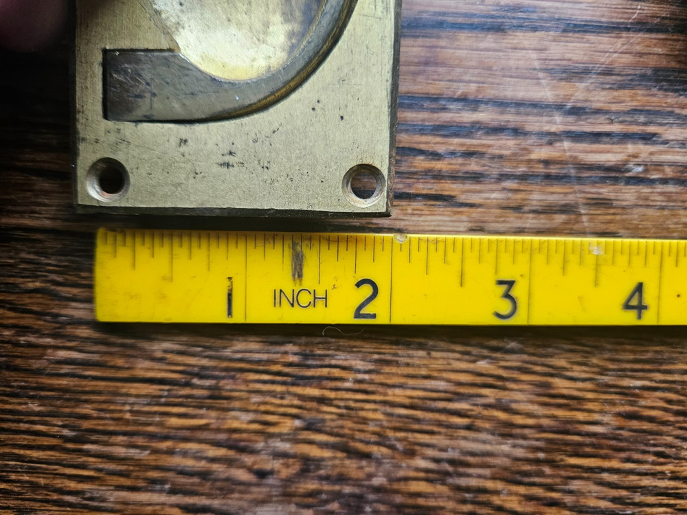 Brass Campaign Chest Handles | Reclaimed Drawer Pull x 4