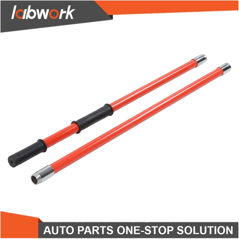 Labwork 30 Feet Tree Pole Pruner Hand extension Tree Branch Pole Saws Orange-red