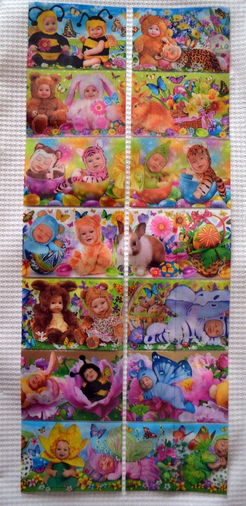 14 EASTER EGG WRAPS THERMO SLEEVES - EASTER BABIES - BABY ANIMALS