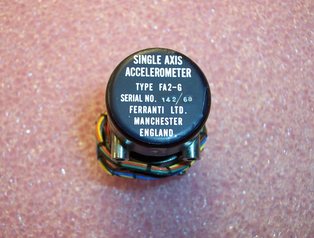 QTY (1) FA2-G FERRANTI SINGLE AXIS ACCELEROMETER NOS