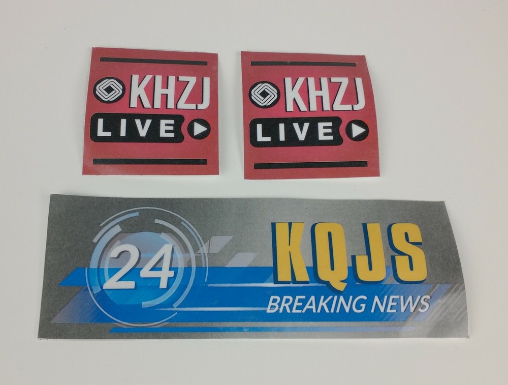 Siren: News Camera Decals
