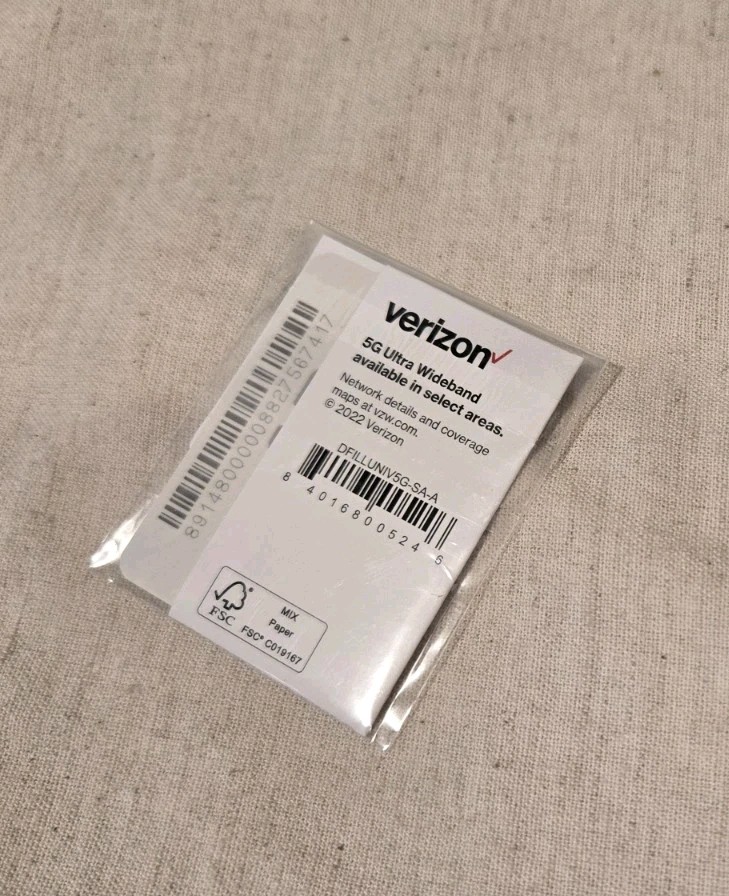 Verizon 5G SIM Card