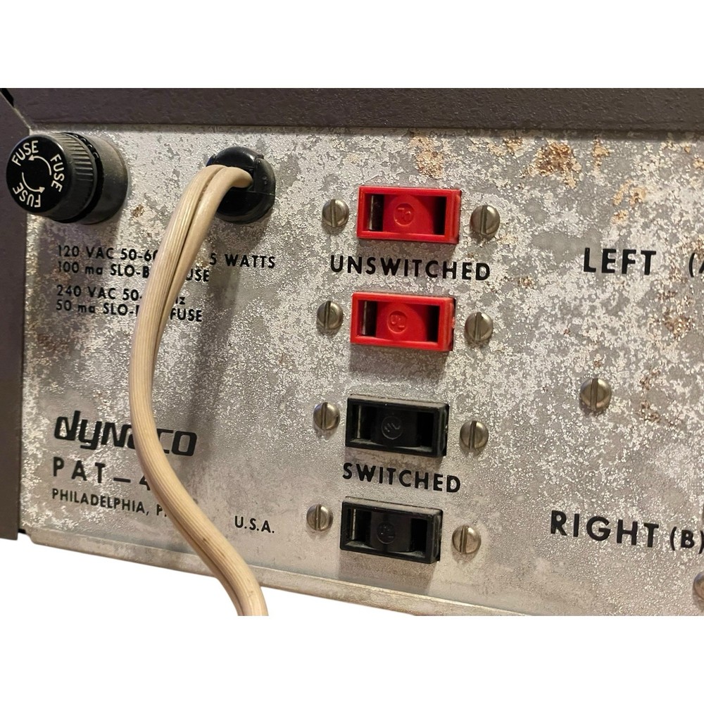 Vintage Dynaco PAT-4 Solid State Stereo Preamplifier Preamp Works