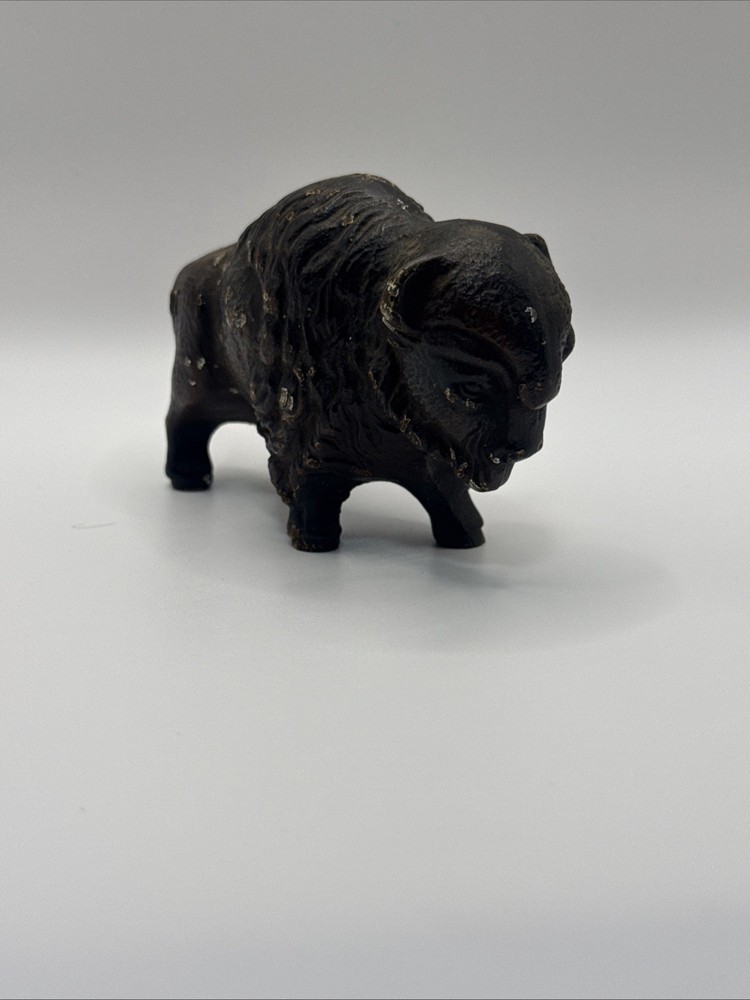 Antique Cast Iron Bull Statue HEAVY