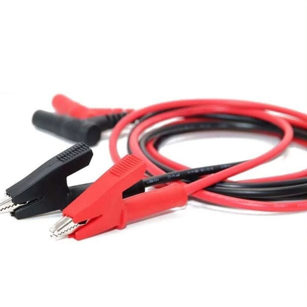 For alligator Clip Test Leads with Enhanced Safety for Electrical Testing