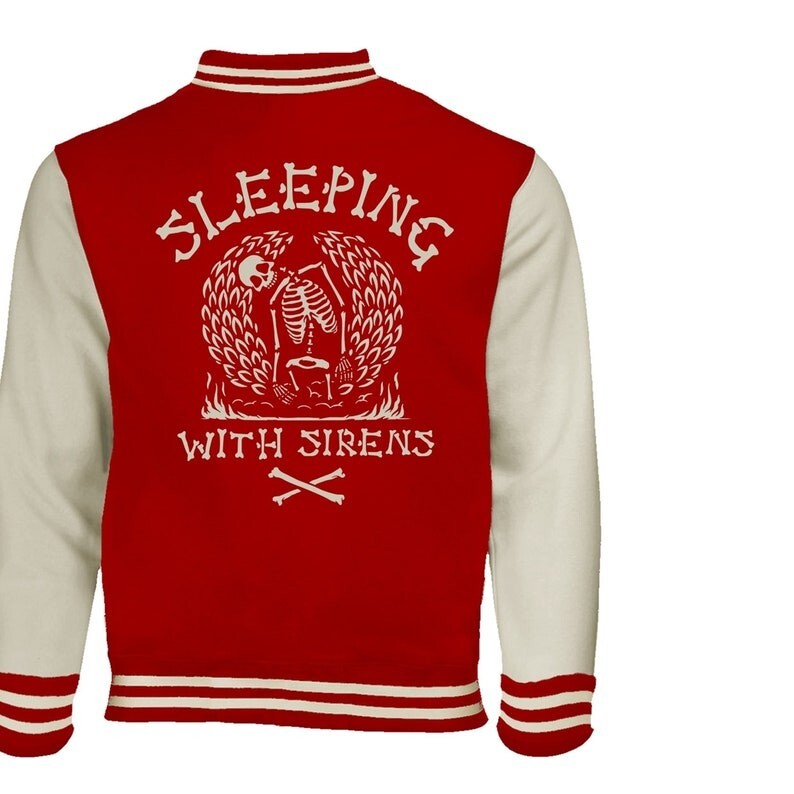 SLEEPING WITH SIRENS varsity jacket SMALL