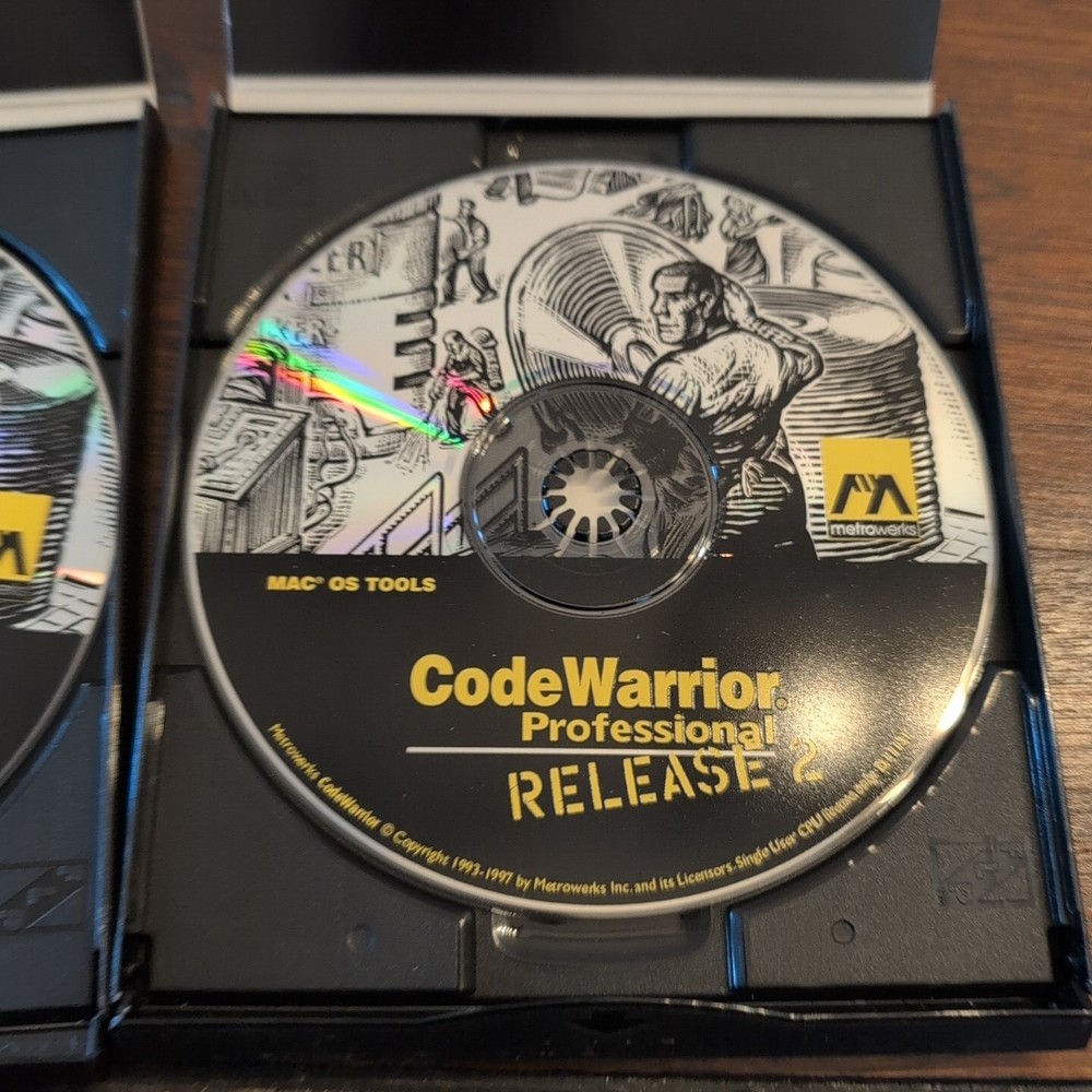 RARE - CODE WARRIOR TOol/Reference D11131 ACADEMIC EDITION FOR WIN 95/NT MacOS