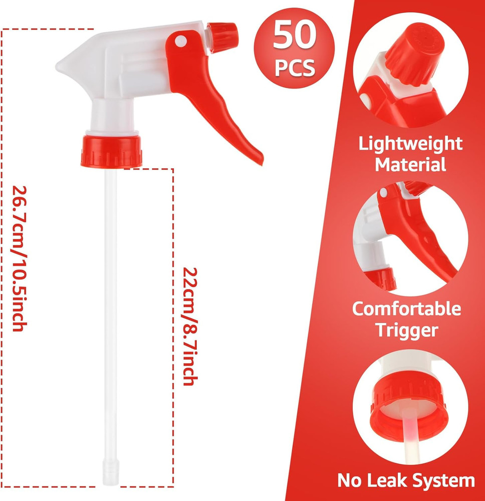 50Pcs Spray Bottle Nozzle Replacement, Spray Nozzle For Bottles, Replacement Spr