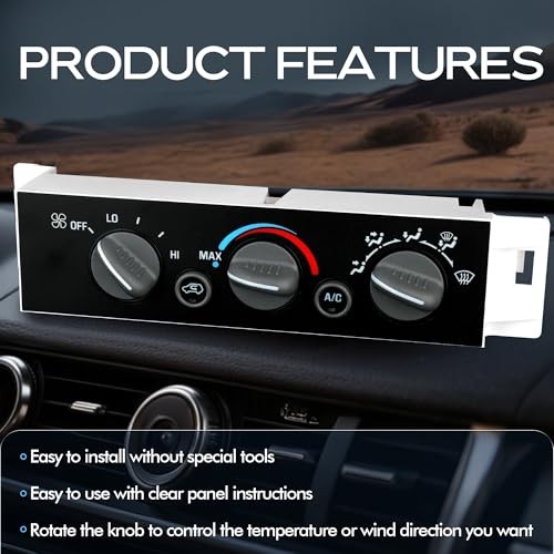 Front Climate Control Module A/C Heater Air Conditioning Panel 9378815 599-007