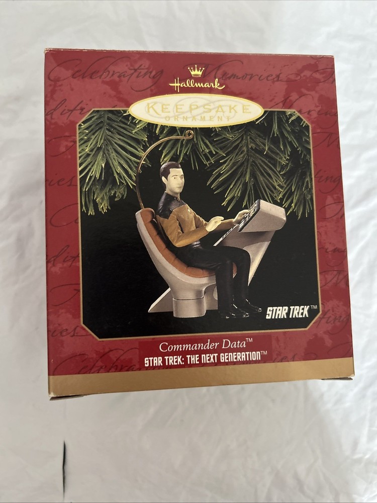 Hallmark Ornament Star Trek: The Next Generation "COMMANDER DATA" NIB