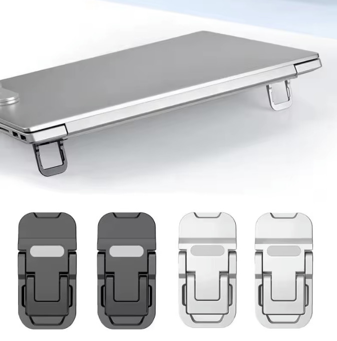 Keyboard Stands with 2 Adjustable Angles, Mini Laptop Stand for Black