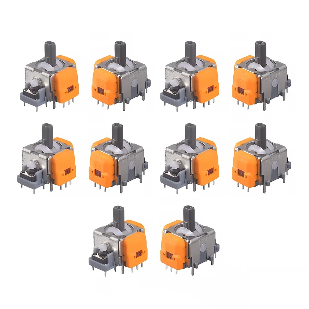 10Pcs 3D Hall Effect Joystick Module Replacement For PS5 Dualsense Controller