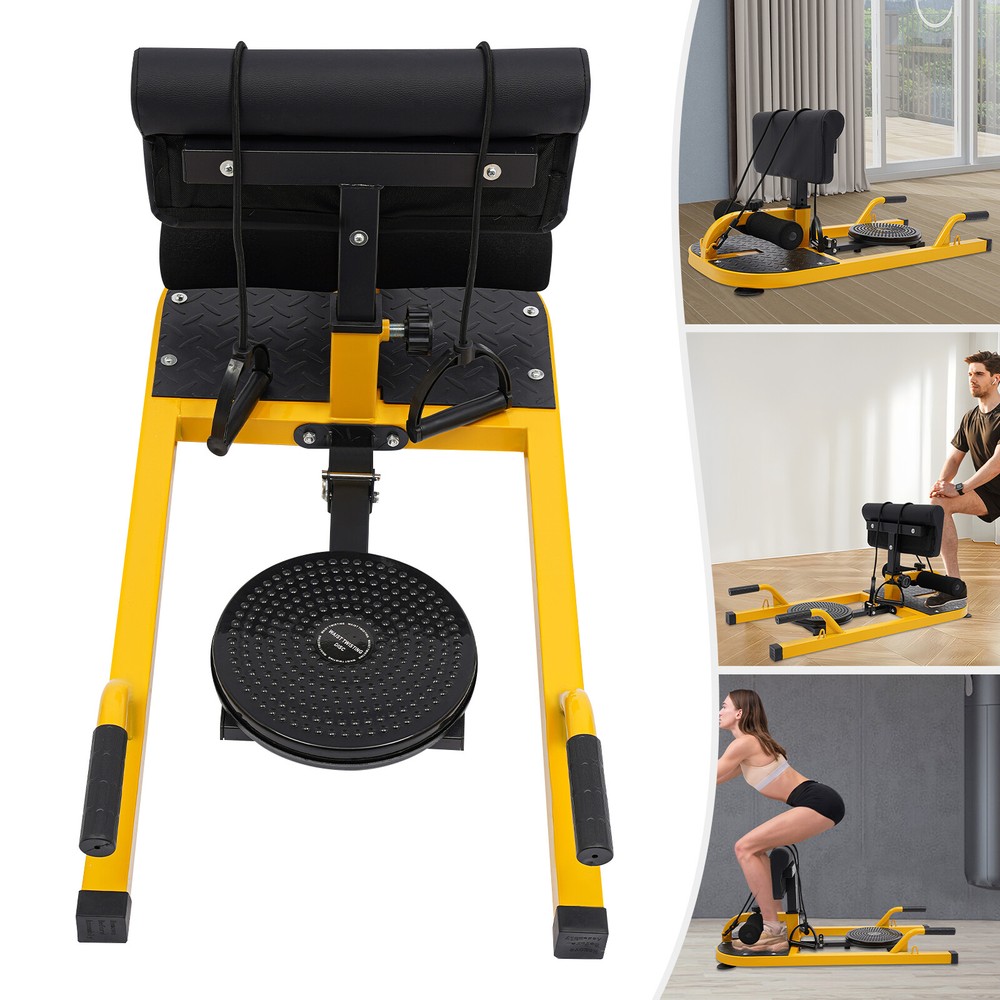 Multifunction Sissy Squat Machine Hip Thrust Machine Sit up Exercise Set U-shape