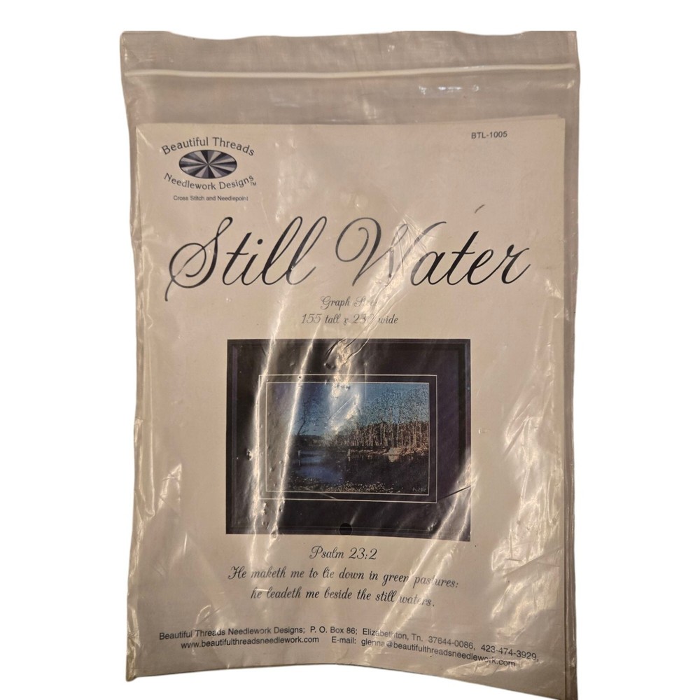 Beautiful Threads Needlework Designs Still Water Cross Stitch Pattern Graph