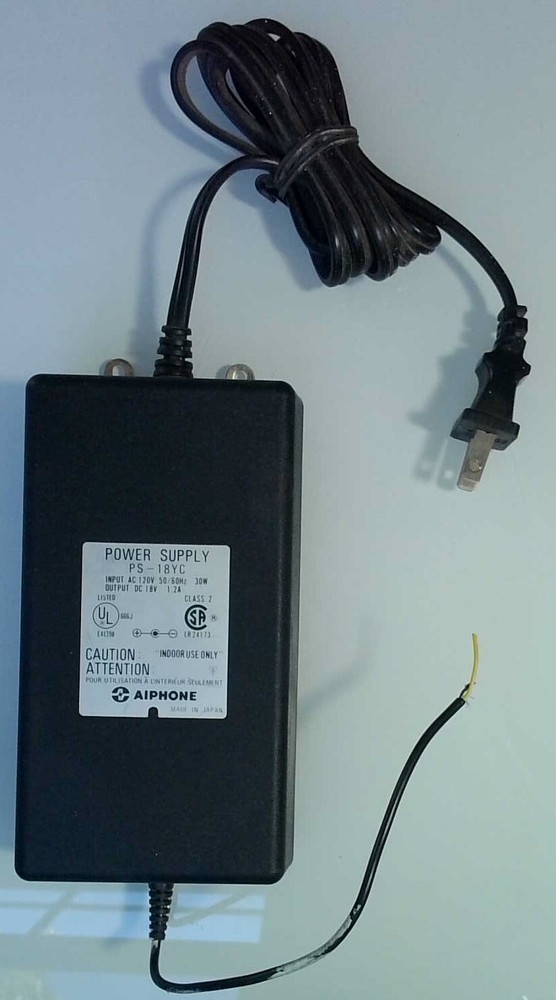 Aiphone PS-18YC 18V DC Power Supply