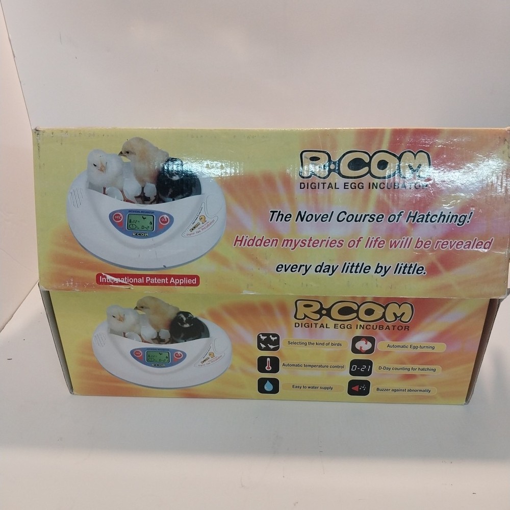 R-Com Digital Egg Incubator DX-8800XP + Inserts Nob