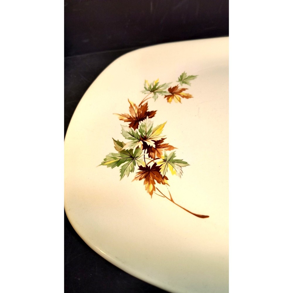 1203. Vintage Salem Maple Leaf Serving Platter