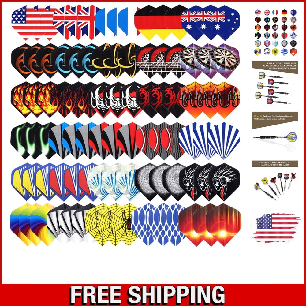 Upgrade Your Game: 90 Unique Dart Flights for Enhanced Performance and Style