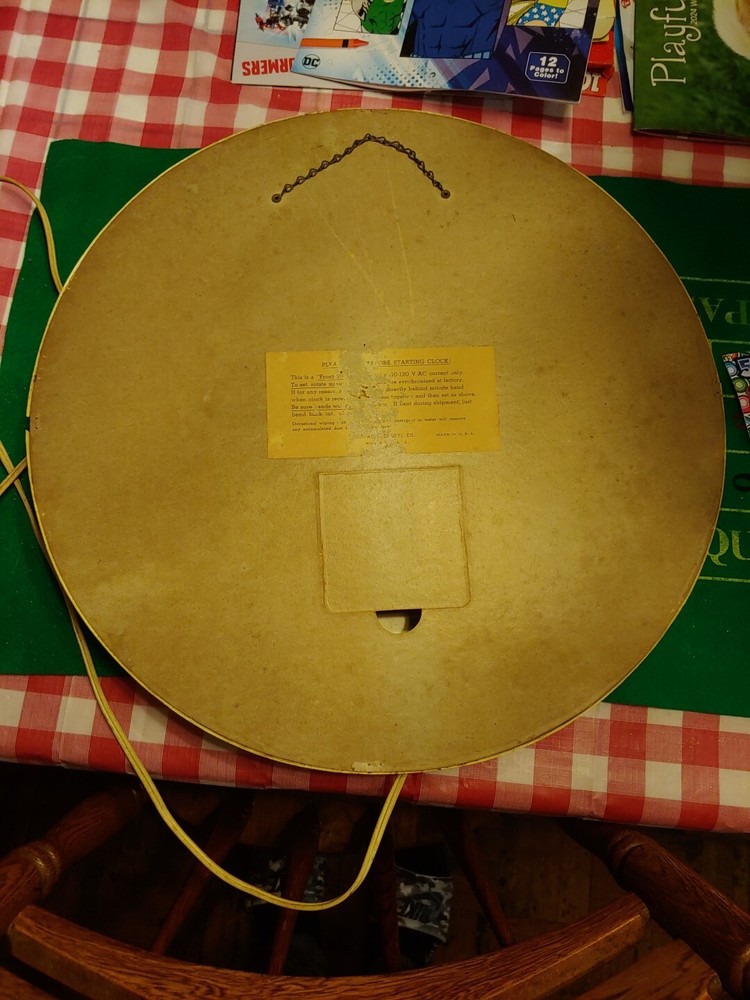 Vintage Sun Drop Clock