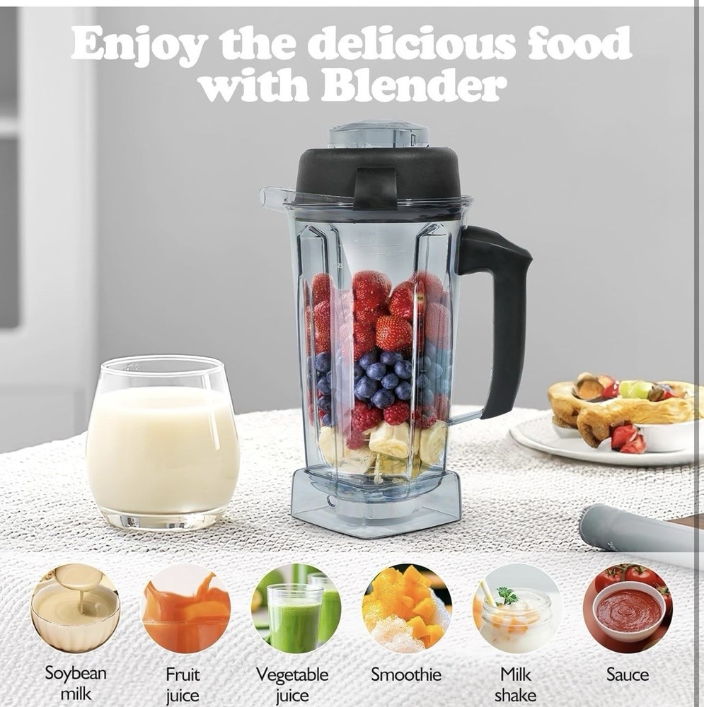 VMIX REPLACEMENT PITCHER 64Oz, Compatible with 20+ MODELS - SEE DISCRIPTION