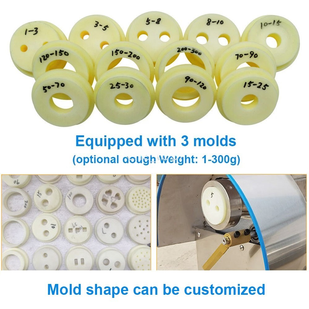 Automatic Quantitative Dough Divider Rounder Machine Bread Biscuits Dough Cutter