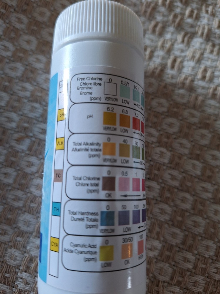 Pool Zing 6 In 1 Test Strips. 100 Strips Pack Of 4