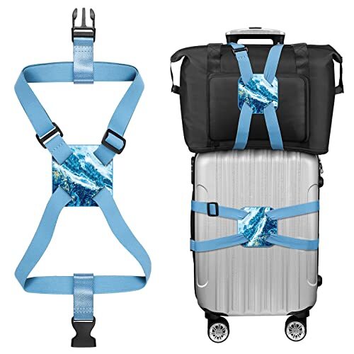 Luggage Strap,  Bag Bungee Suitcase Adjustable Elastic Strap Belt Travel