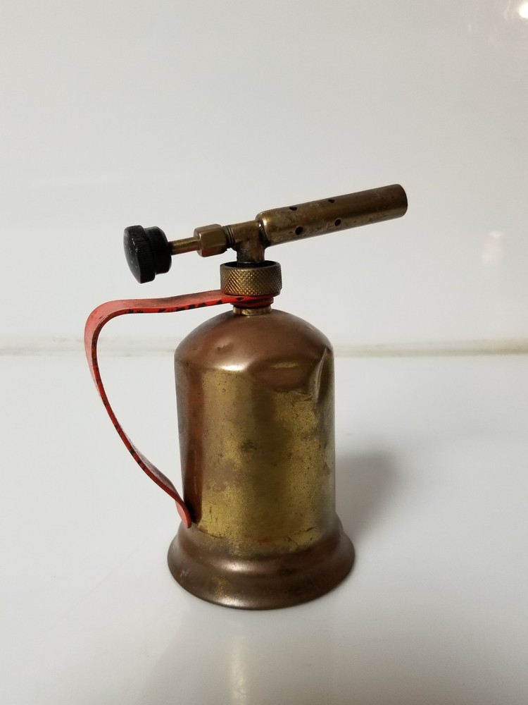 Vintage brass torch blow torch