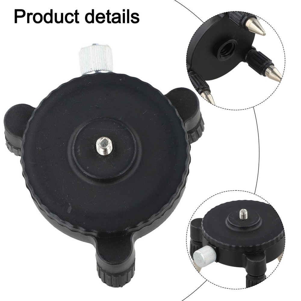 Degree Rotation Base 5/8-Inch Threaded Interface High-Strength Alloy Plastic