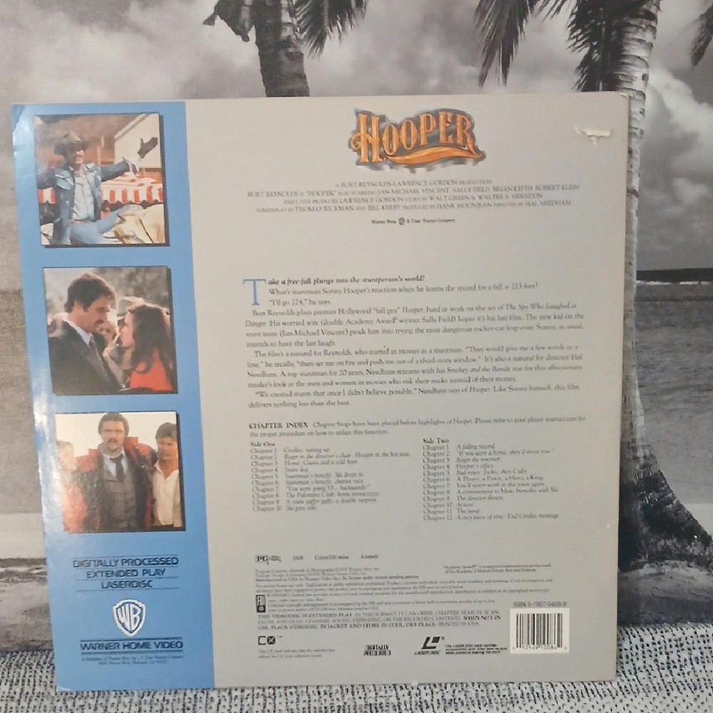 Burt Reynolds Hooper Laserdisc