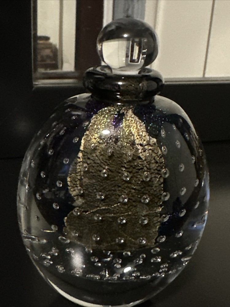 Glass Hand Blown Perfume Bottle