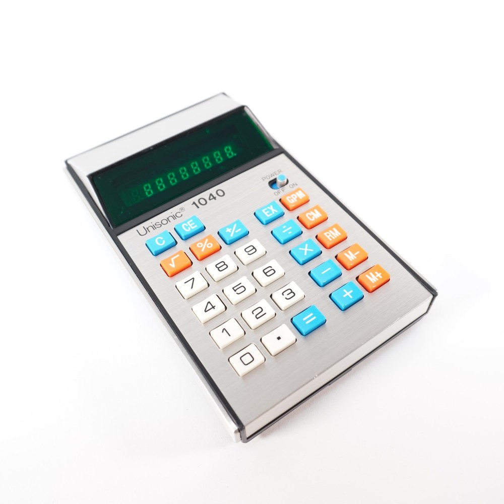 Vintage Unisonic led calculator 1040