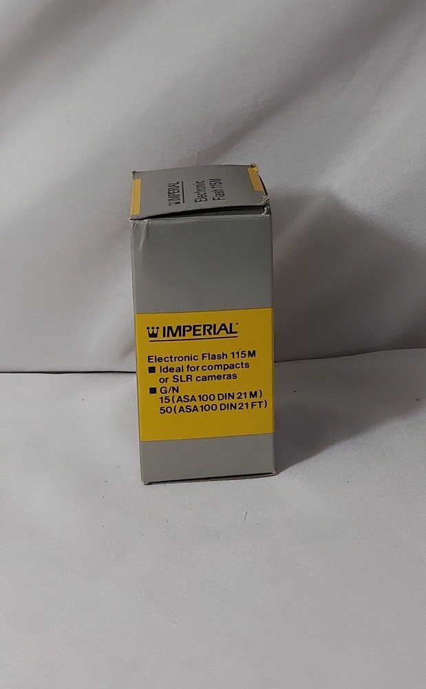 Vintage Working Imperial Crown Camera Flash 115M