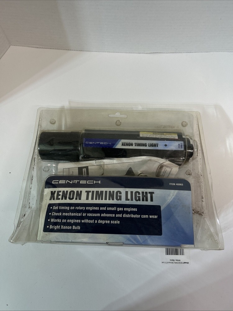 CenTech 40963 Blk LED Indicator Trigger Activated Xenon Advance Timing Light