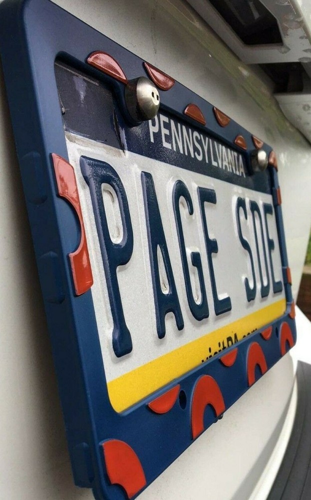 Phish License Plate Frame; RAISED Donuts