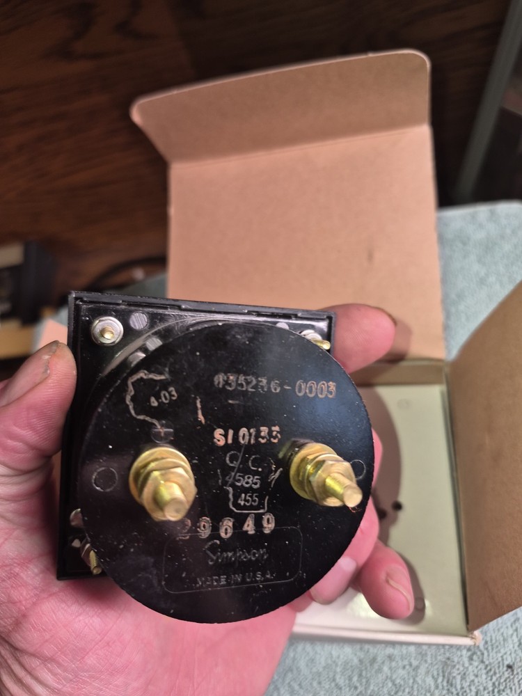 Simpson S10733 Amp- Volt Meter NOS