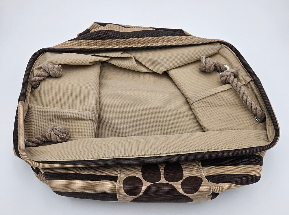 Bone Dry Pet Storage Collection Striped Paw Patch Bin - Medium Rectangle