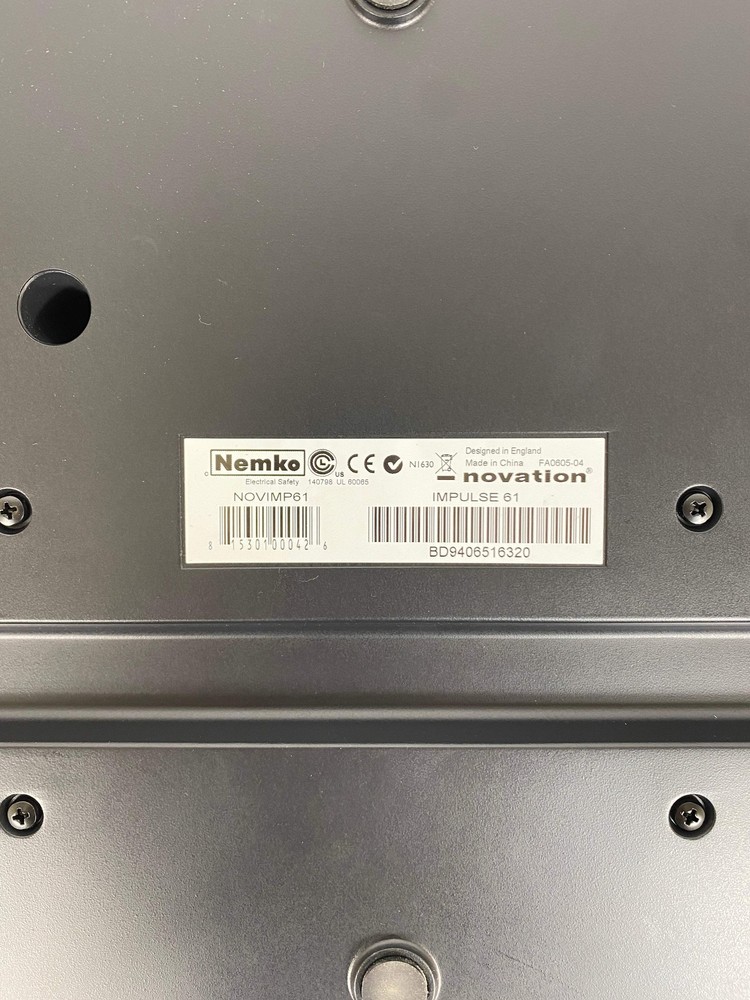 Novation Impulse 61-Key MIDI Keyboard *Key Issues* #1