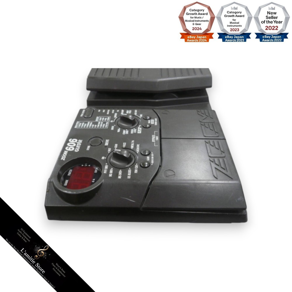 Zoom 606 Guitar Multi Effects Processor Pedal Compact Multi Series Tested Japan
