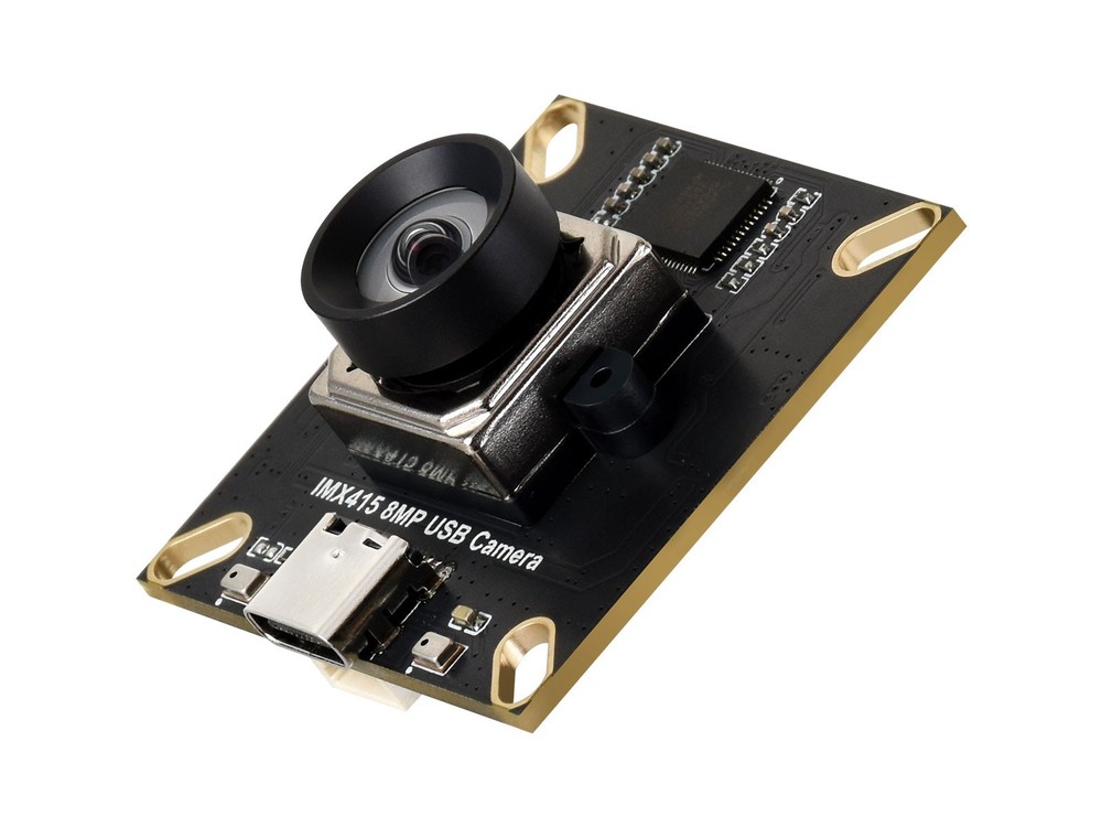 Waveshare IMX415 8MP High-resolution USB Camera Module, IMX415 Sensor, USB2.0
