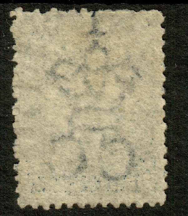 CEYLON the 1864 1d deep blue fine lightly used