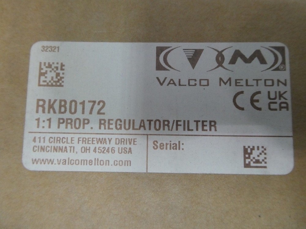 Valco RKB0172 Filter-regulator