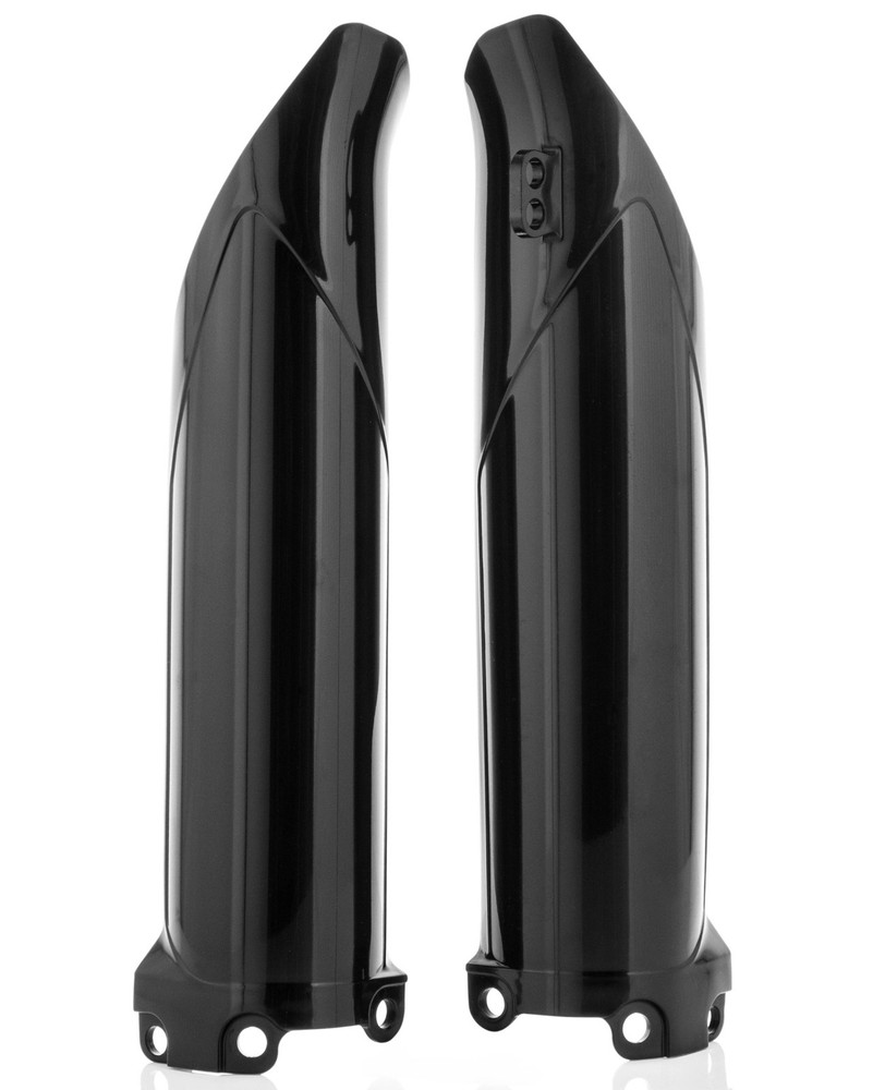 Acerbis Black Lower Plastic Front Fork Covers (2982550001)